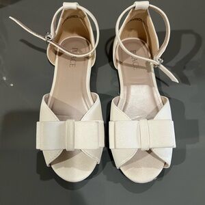 Big girls  Cream Sandals